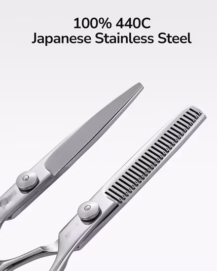 일본 강철 머리 절단 머리 가위 직업적인 머리 절단 가위