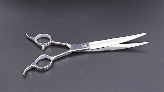 강철 미용 절단 베이버 뷰티 벚꽃 무늬 헤어 가위