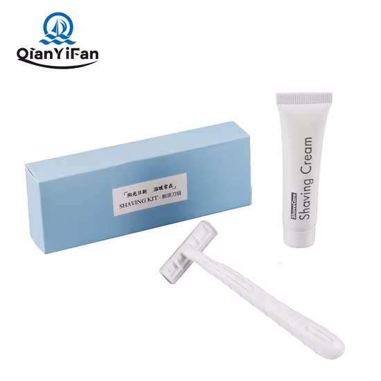 직업적인 여행 호텔 똑바른 4개의 잎 안전 처분할 수 있는 면도칼